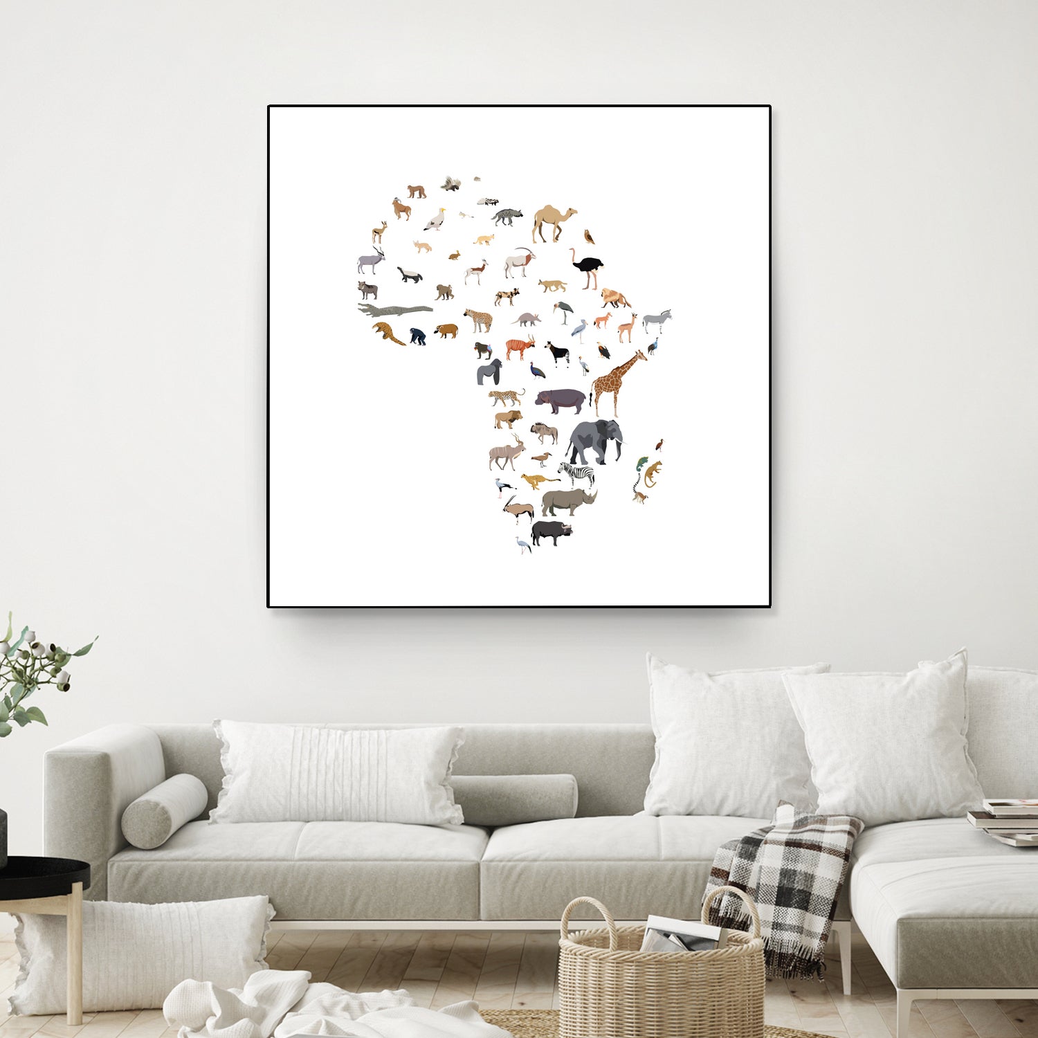 Wild Africa by Rodrigo Esparza-Salas on GIANT ART - white vector illustration