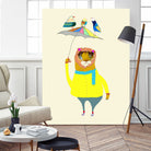 Lion With Umbrella by Ashley Percival on GIANT ART - digital drawing