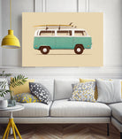 Blue Van by Florent Bodart on GIANT ART - blue digital drawing