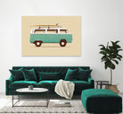Blue Van by Florent Bodart on GIANT ART - blue digital drawing