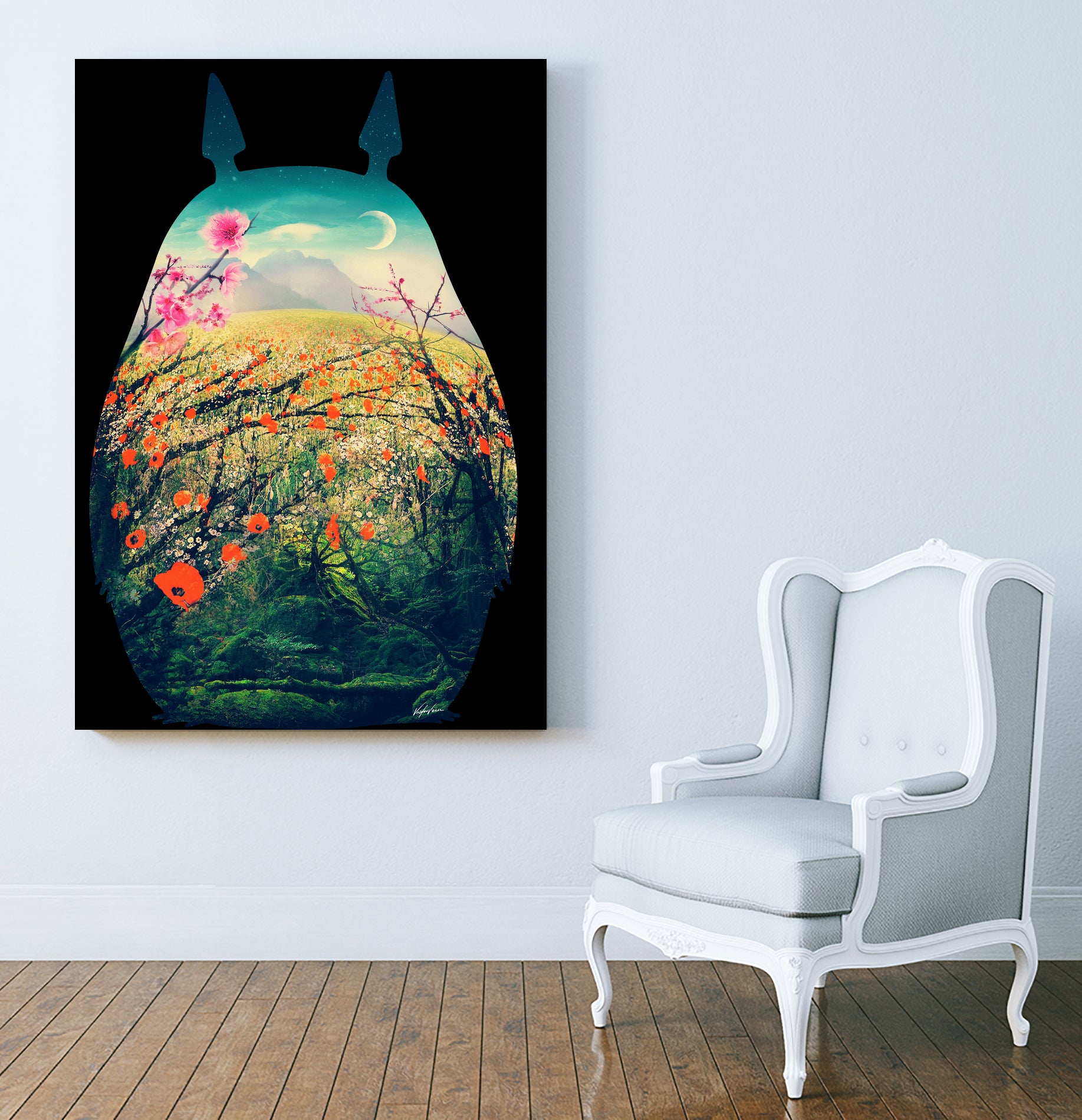 Tonari No Totoro by Victor Vercesi on GIANT ART - digital painting