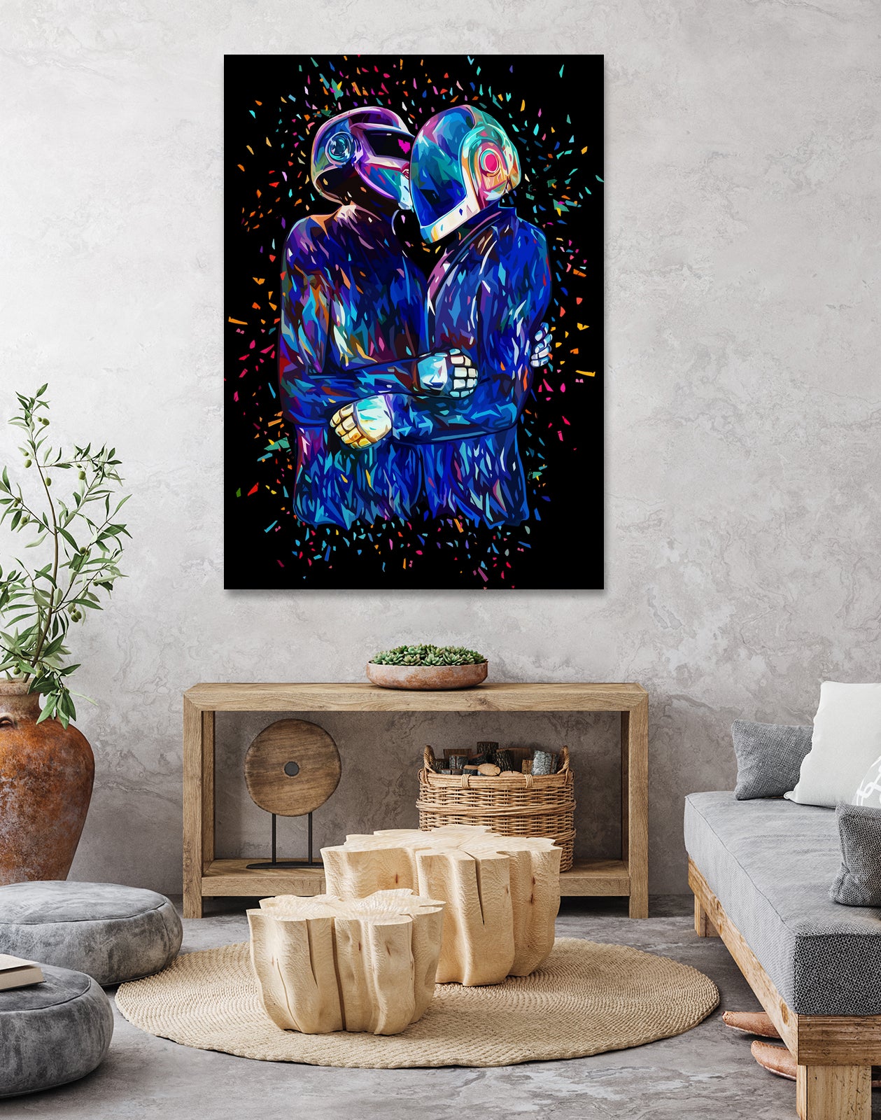 The Embrace - Black Variant by Alessandro Pautasso on GIANT ART - black digital painting