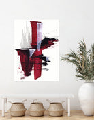 Off To Those Places 2 by Mariam Cisse on GIANT ART - red mixed media