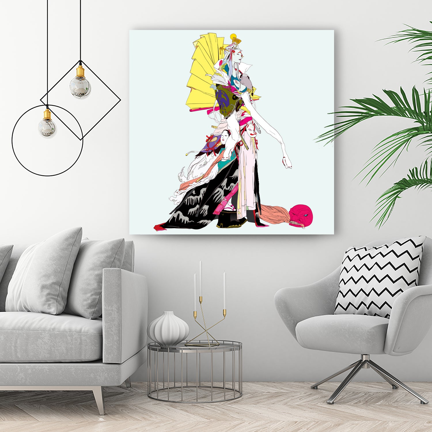 地獄大夫-極雅 - JIGOKUDAYU-GOKUMIYABI by MINAMI KASI on GIANT ART - white digital painting