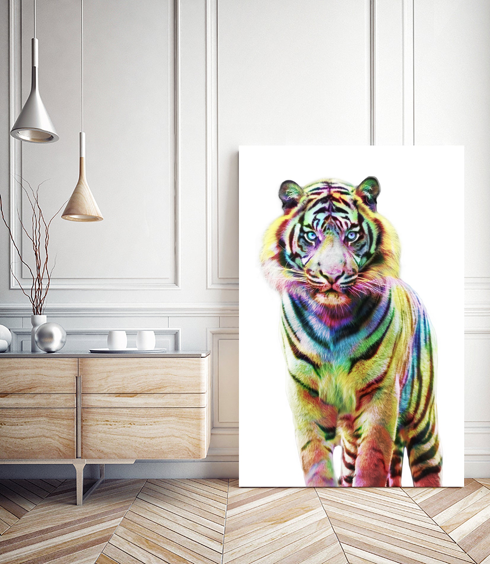 Le Tigre de Couleurs by Julien Kaltnecker on GIANT ART - digital drawing