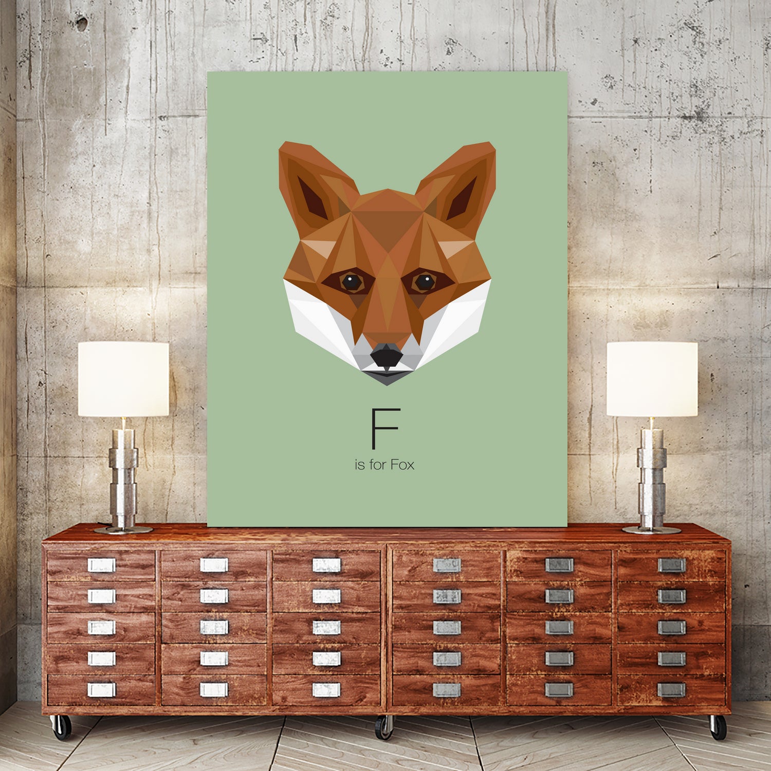 F is for Fox by Linn Maria Odnes Jensen on GIANT ART - digital drawing