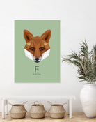 F is for Fox by Linn Maria Odnes Jensen on GIANT ART - digital drawing