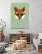 F is for Fox by Linn Maria Odnes Jensen on GIANT ART - digital drawing