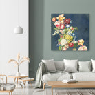 Floral tribute to Louis McNeice by anne corr on GIANT ART - blue digital painting