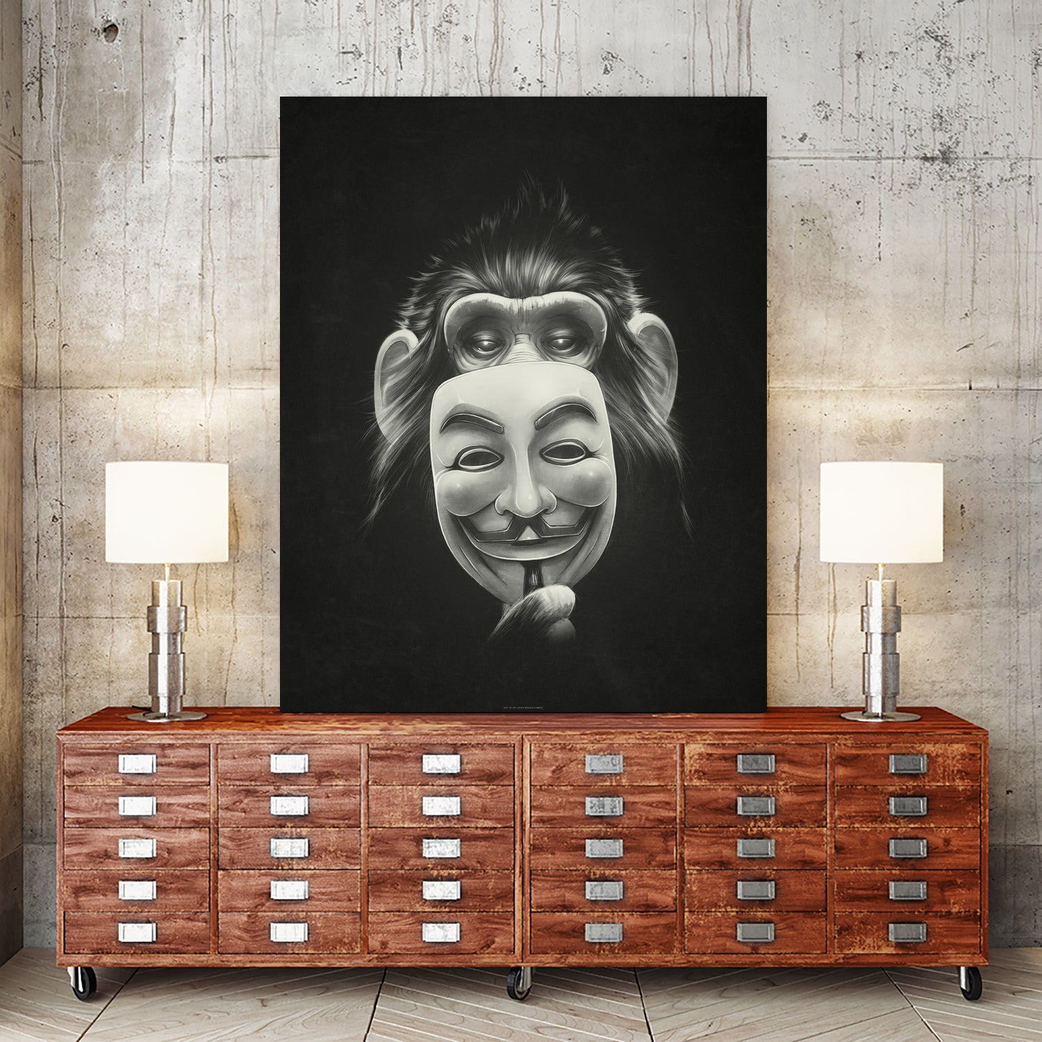 Anonymous by Lukáš Brežák on GIANT ART - black digital drawing