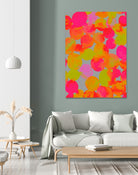 COMMUNITY by Rebecca Allen on GIANT ART - pink digital painting