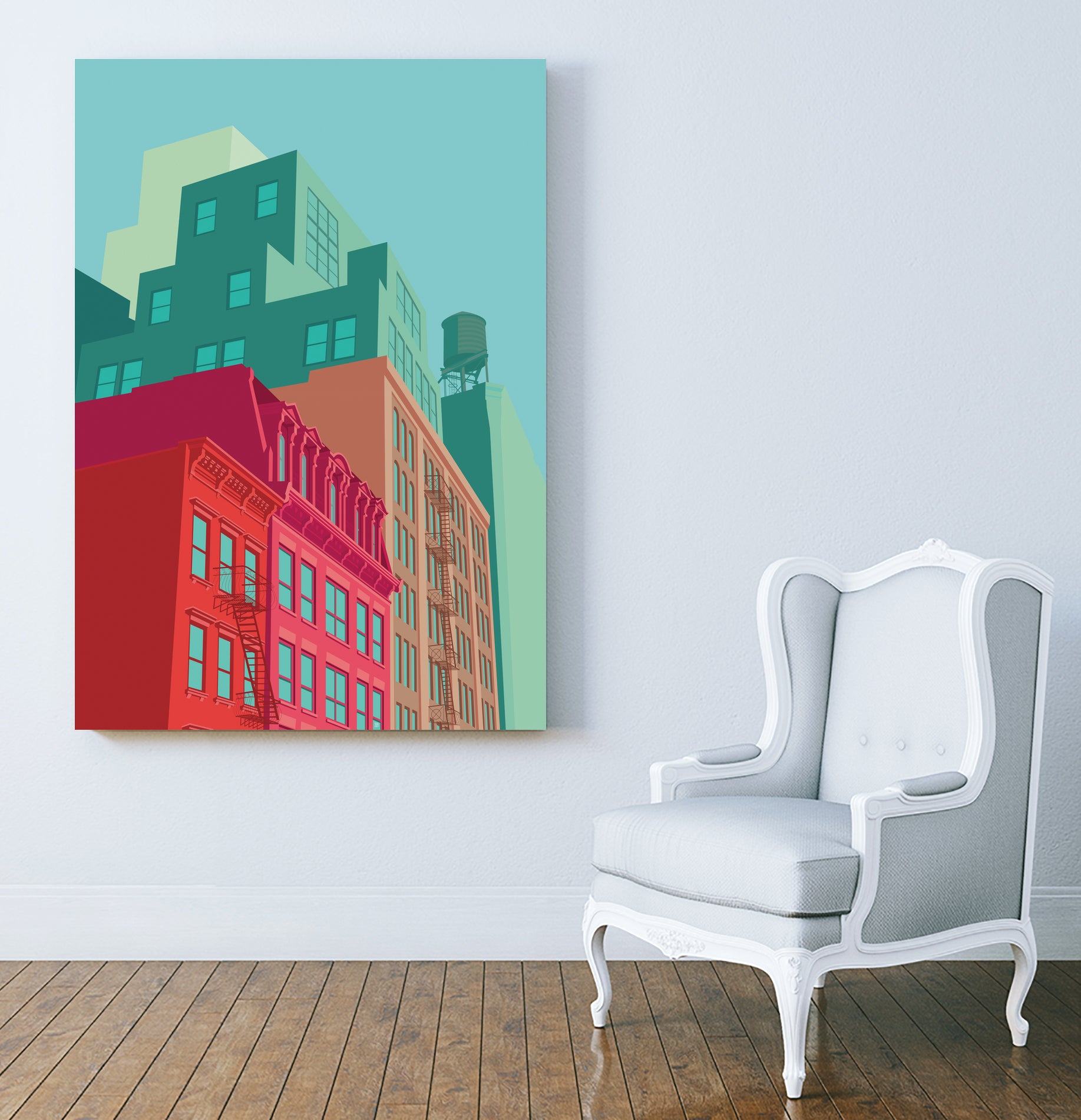 Mulberry Street by Remko Heemskerk on GIANT ART - vector illustration