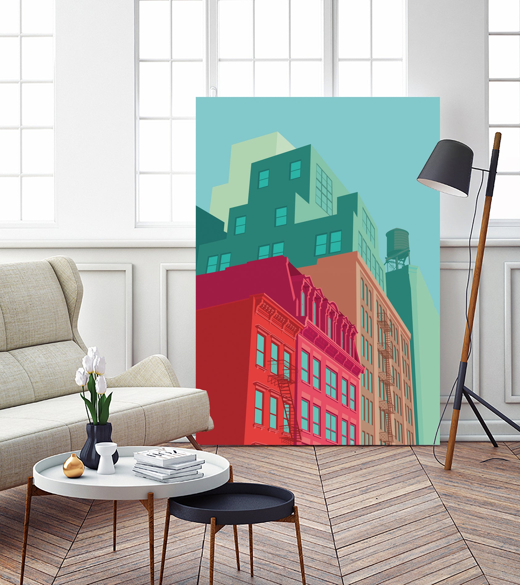 Mulberry Street by Remko Heemskerk on GIANT ART - vector illustration