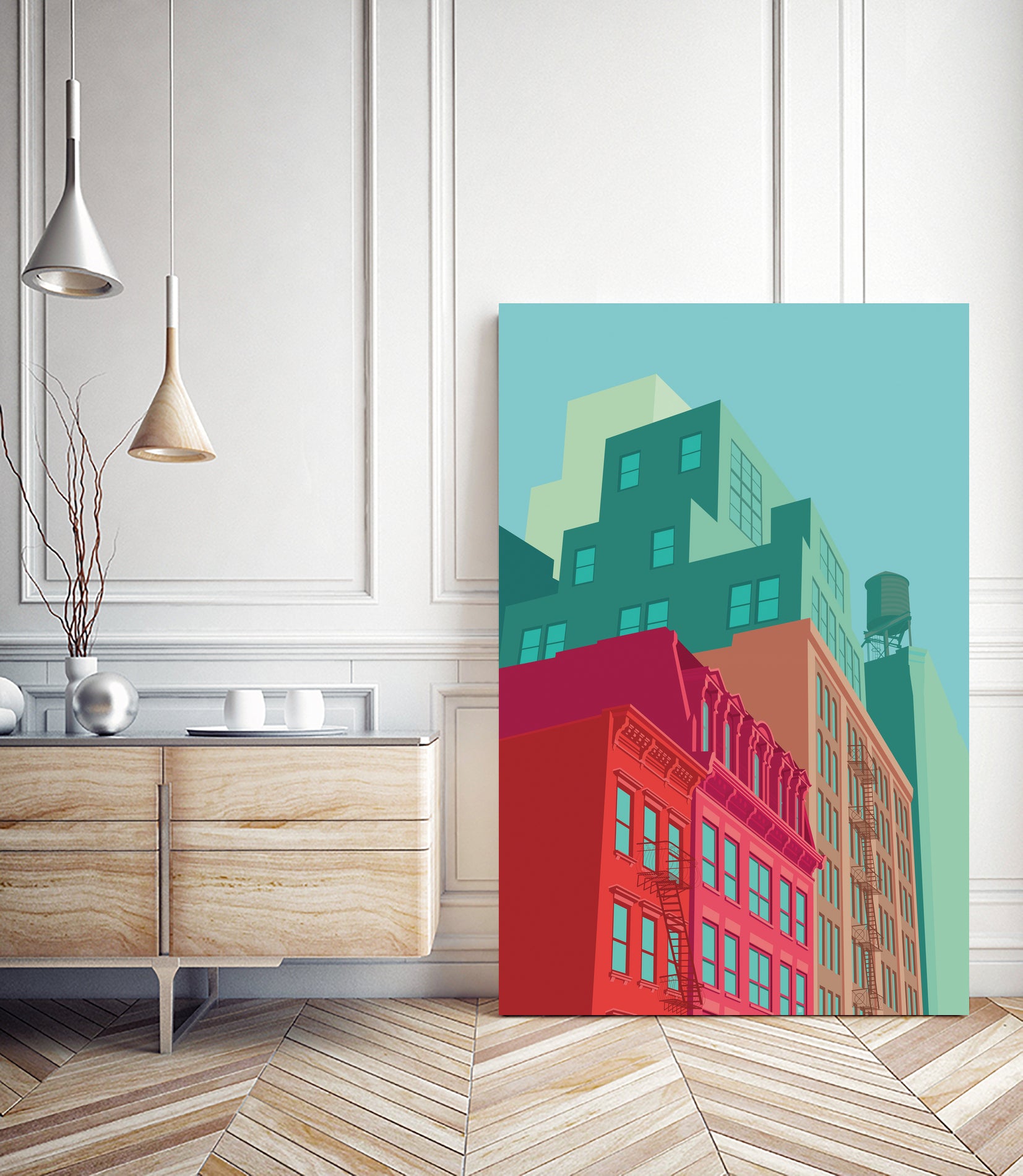 Mulberry Street by Remko Heemskerk on GIANT ART - vector illustration