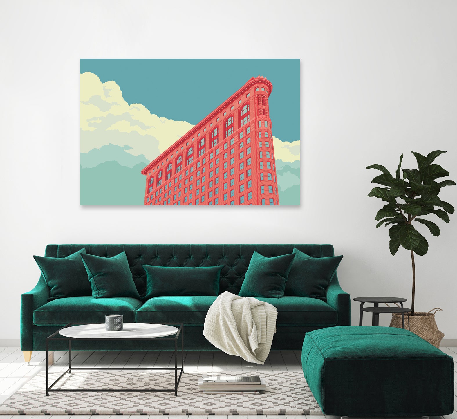 Flatiron Building by Remko Heemskerk on GIANT ART - vector illustration