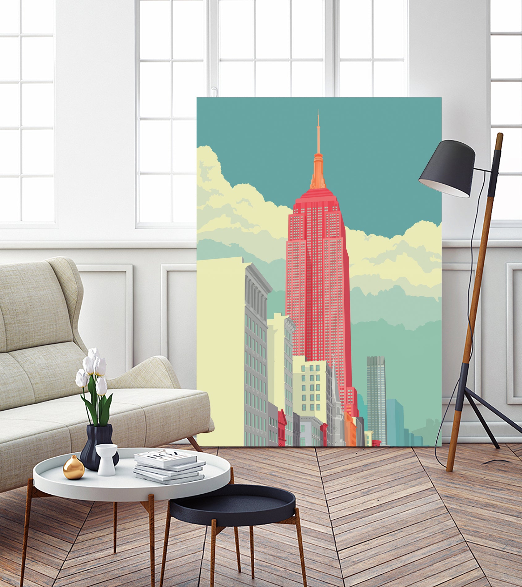 5th Avenue by Remko Heemskerk on GIANT ART - vector illustration