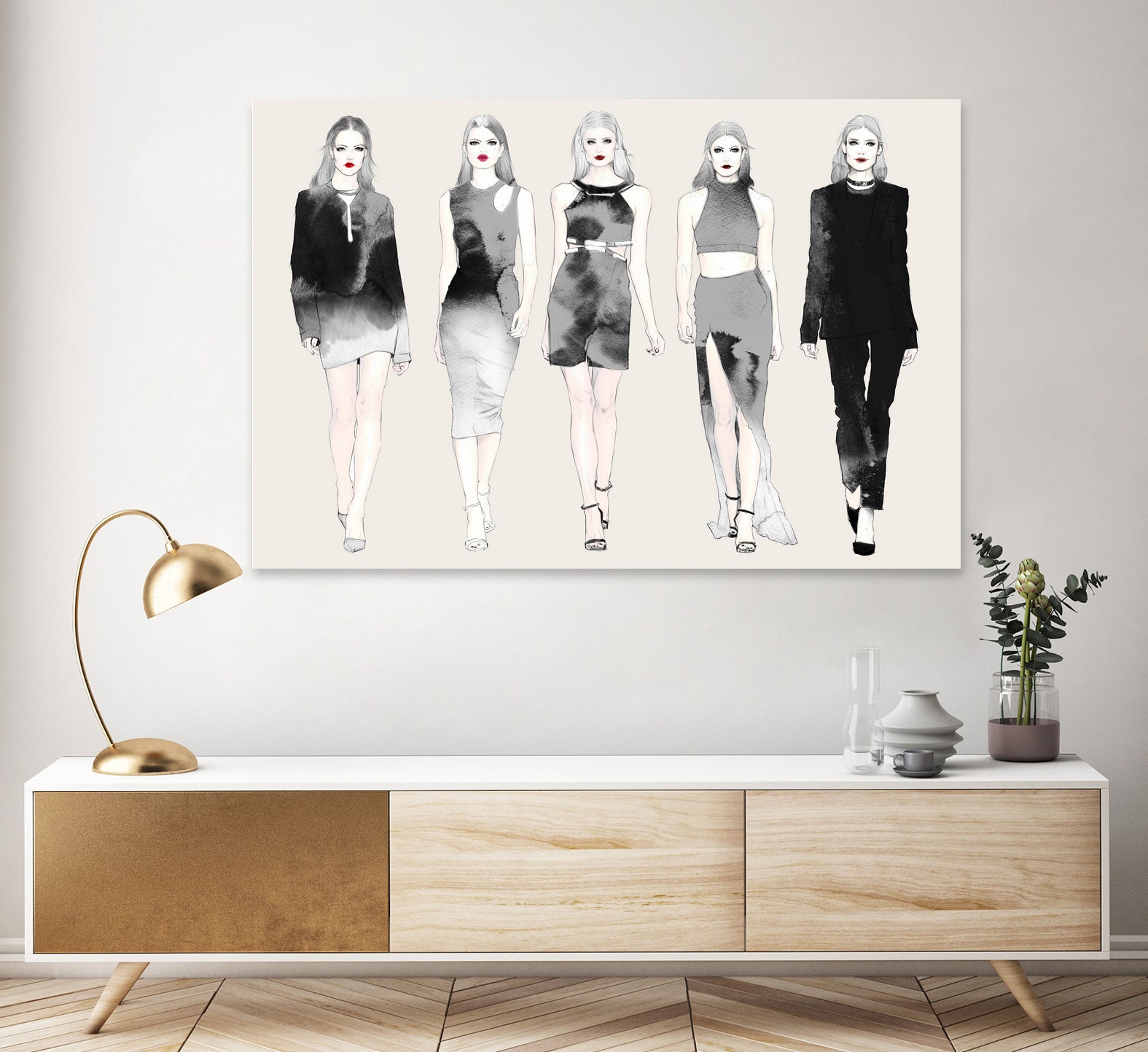 On Wednesdays We Wear Black by Sara Eshak on GIANT ART - black photo illustration