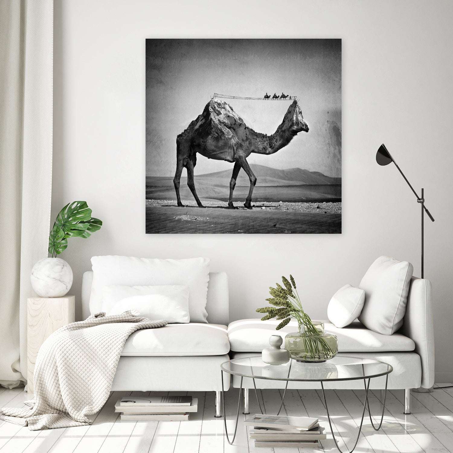Camel Back by Sarah DeRemer on GIANT ART - gray photo manipulation