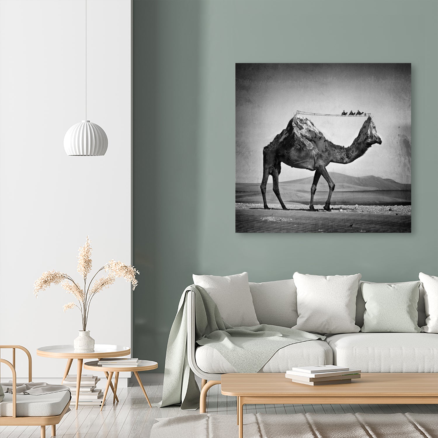 Camel Back by Sarah DeRemer on GIANT ART - gray photo manipulation