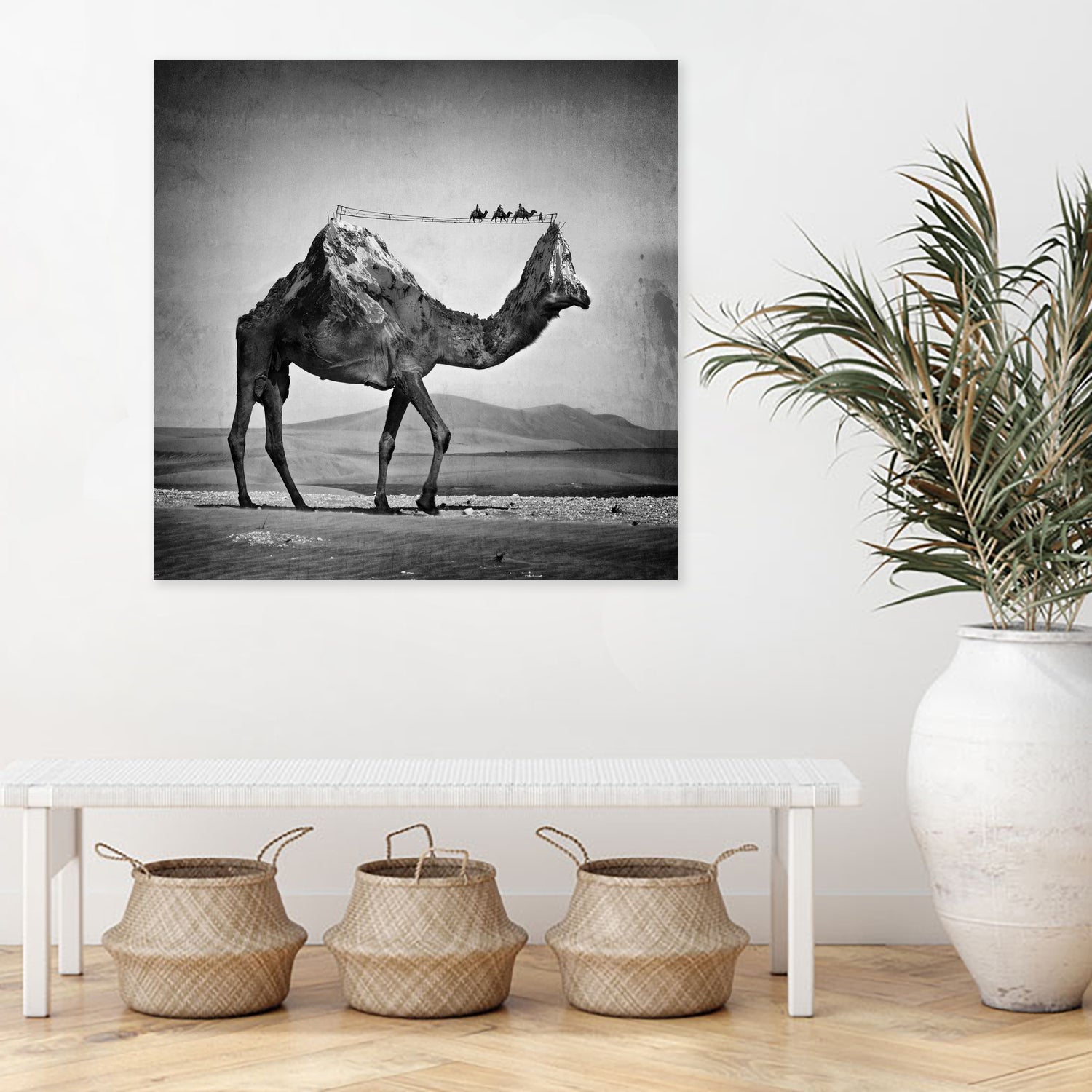 Camel Back by Sarah DeRemer on GIANT ART - gray photo manipulation