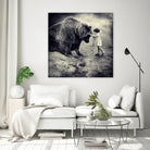 Care Bear by Sarolta Ban on GIANT ART - gray photo manipulation