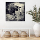 Care Bear by Sarolta Ban on GIANT ART - gray photo manipulation