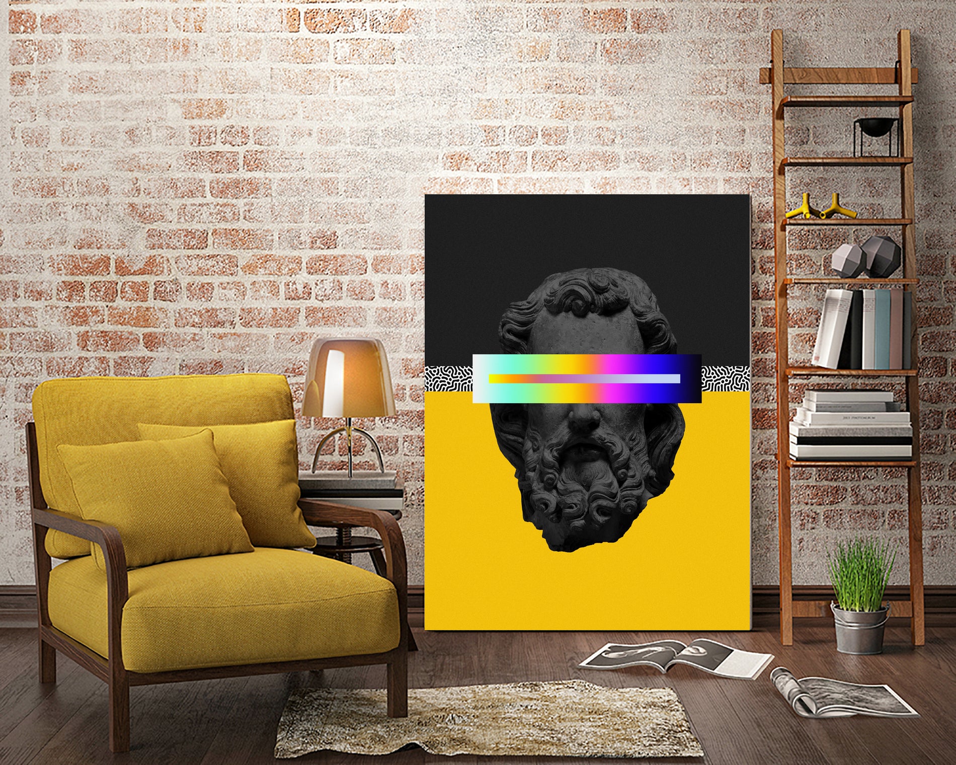 Cenu by Dorian Legret on GIANT ART - yellow photo manipulation