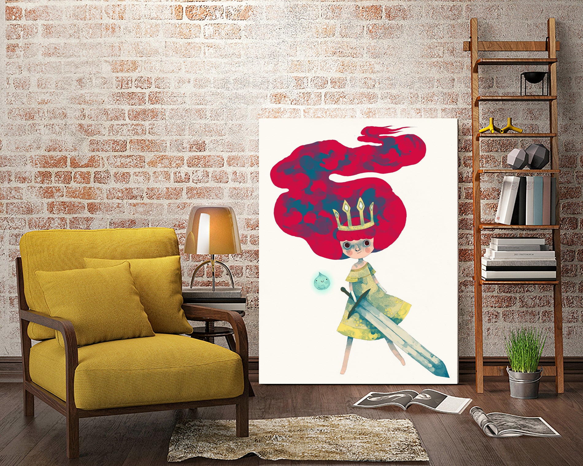 Aurora by Yohan Sacré on GIANT ART - red digital painting