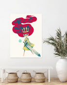 Aurora by Yohan Sacré on GIANT ART - red digital painting