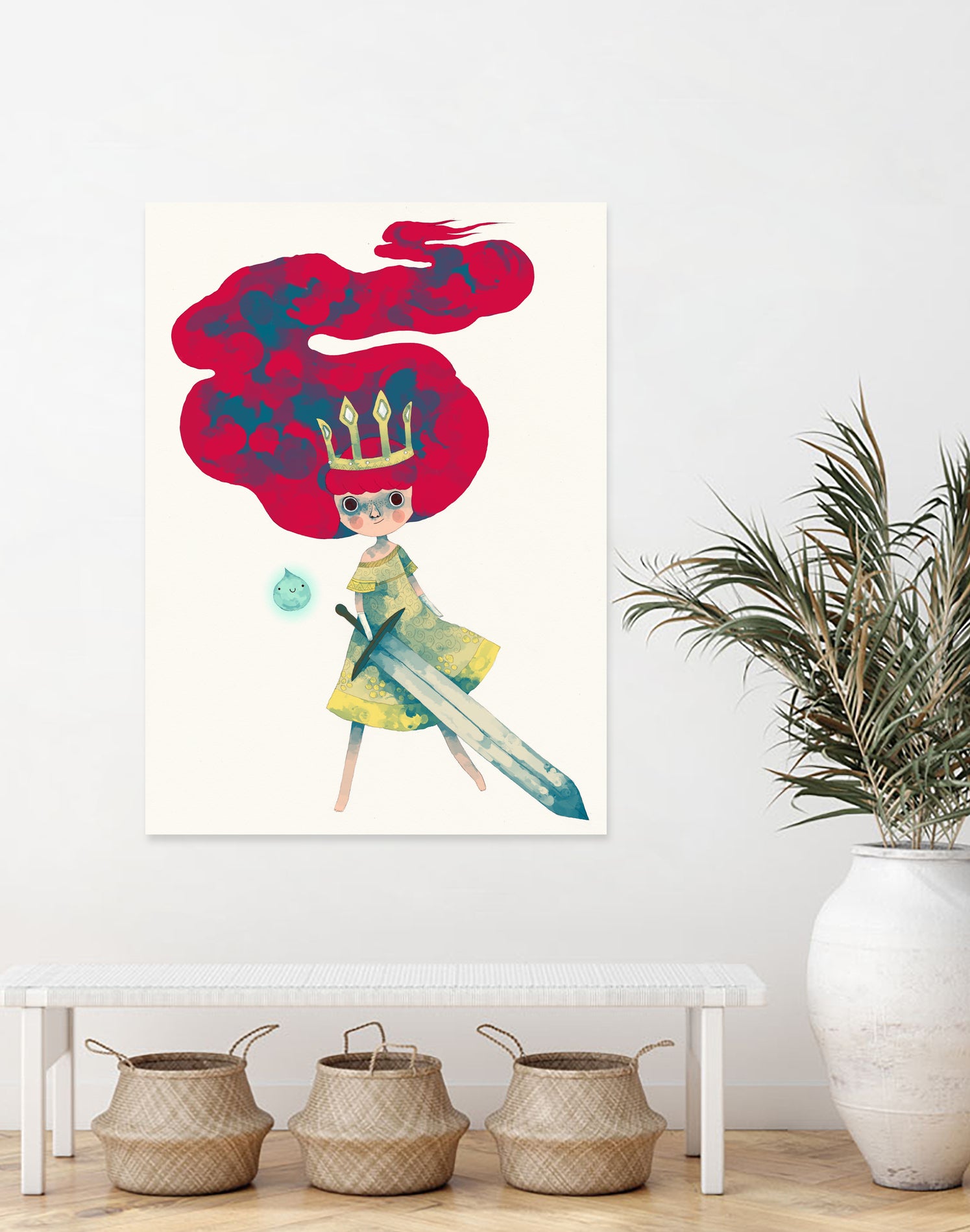 Aurora by Yohan Sacré on GIANT ART - red digital painting