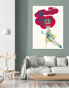 Aurora by Yohan Sacré on GIANT ART - red digital painting