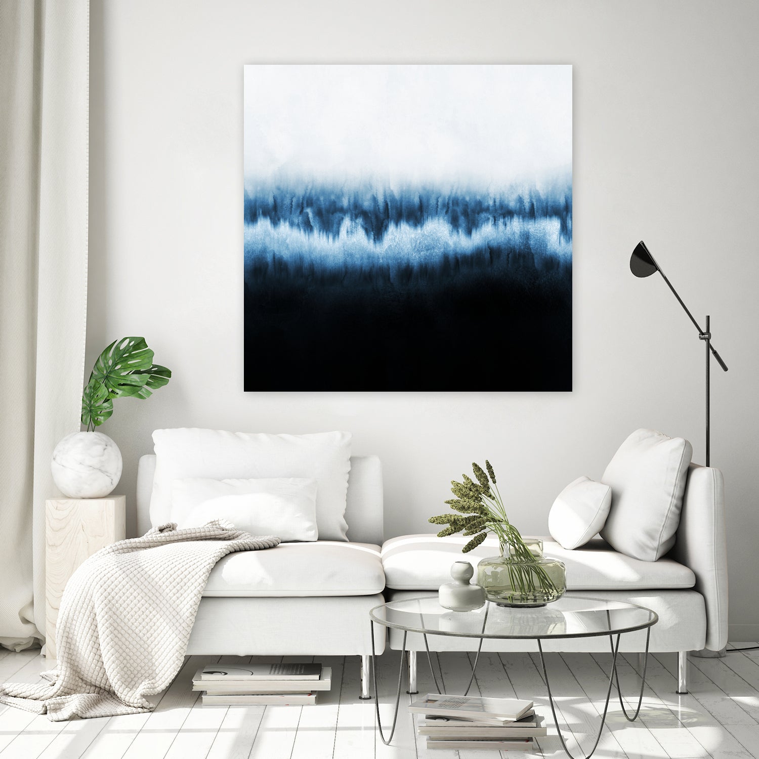 Forest Of Frost by Elisabeth Fredriksson on GIANT ART - blue digital painting