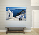 Oia Santorini v by Haris Kavalla on GIANT ART - blue photo manipulation
