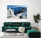Oia Santorini v by Haris Kavalla on GIANT ART - blue photo manipulation
