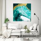 Emerald Coast by L. Renee Jones on GIANT ART - green mixed media