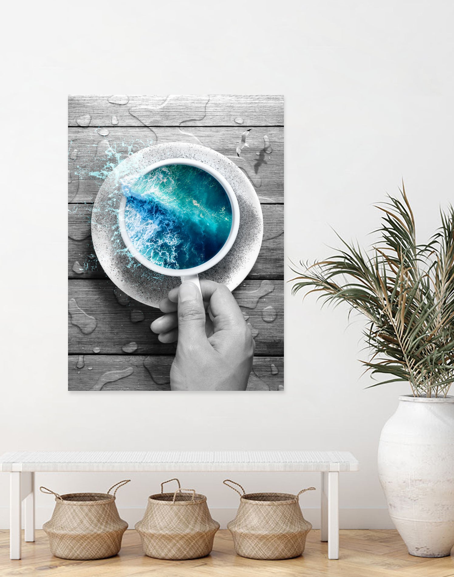 Spoondrift II by Soaring Anchor on GIANT ART - gray digital painting