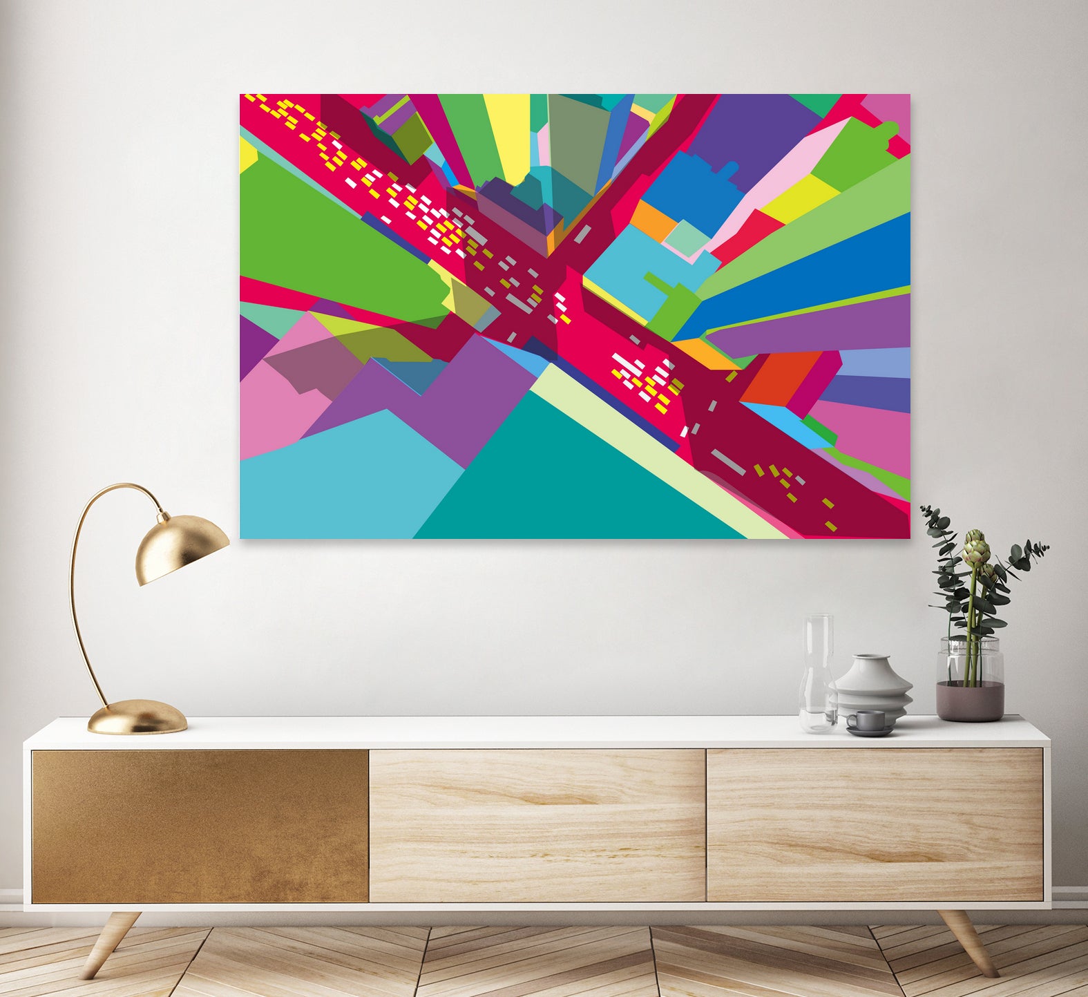 Intersection 2 by Yoni Alter on GIANT ART - vector illustration