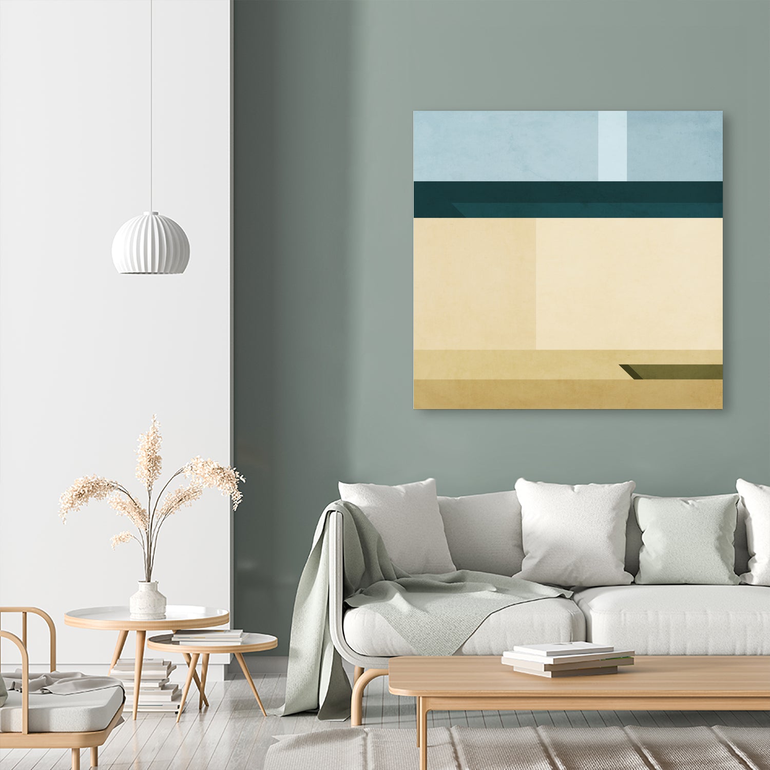 Landscape 06 by Issac Mangold on GIANT ART - yellow digital painting