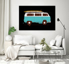 Blue Van by Florent Bodart on GIANT ART - blue digital drawing
