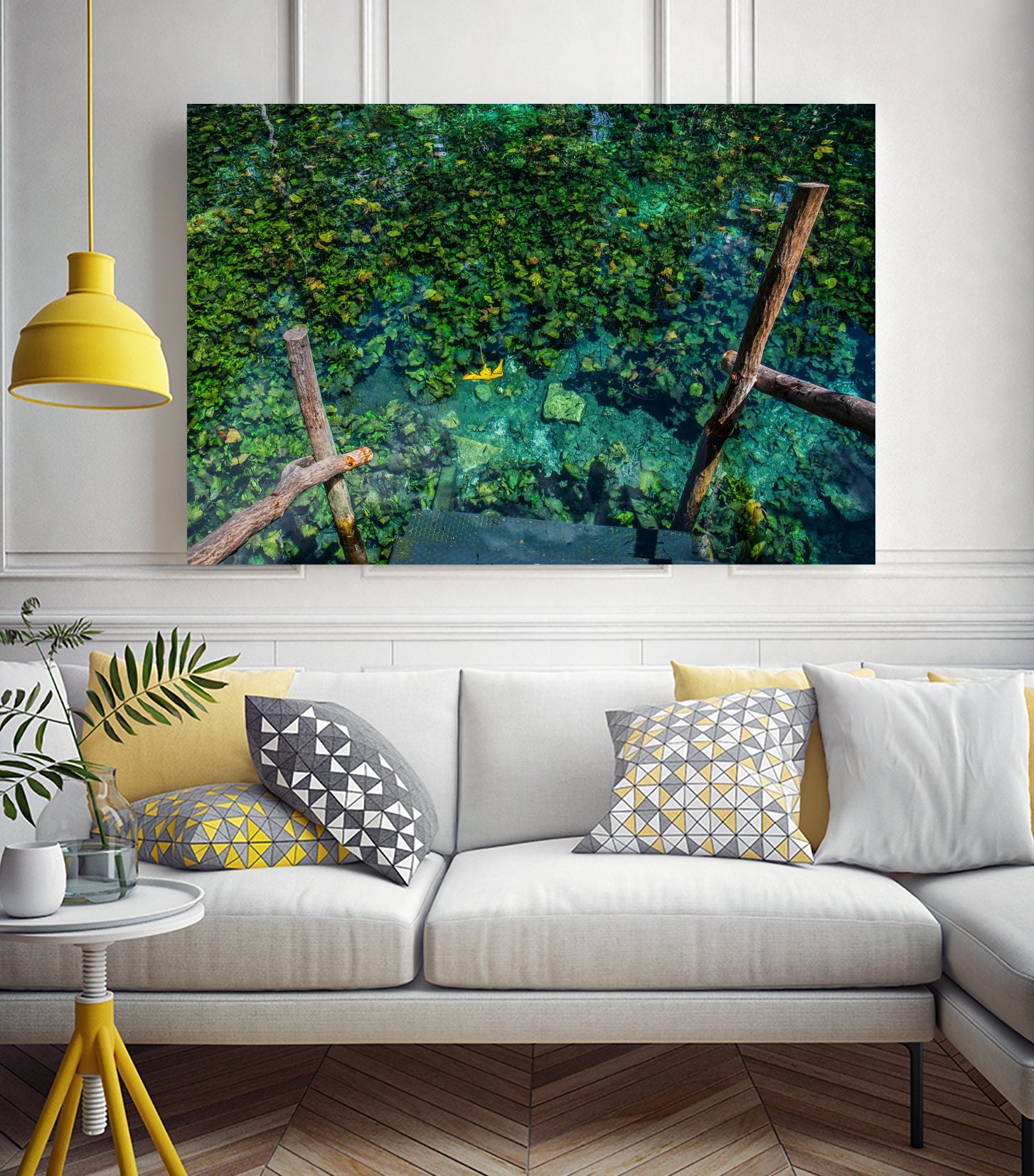 Cenote, Quintana Roo. Mexico by Maricela Castellanos on GIANT ART - green photo illustration