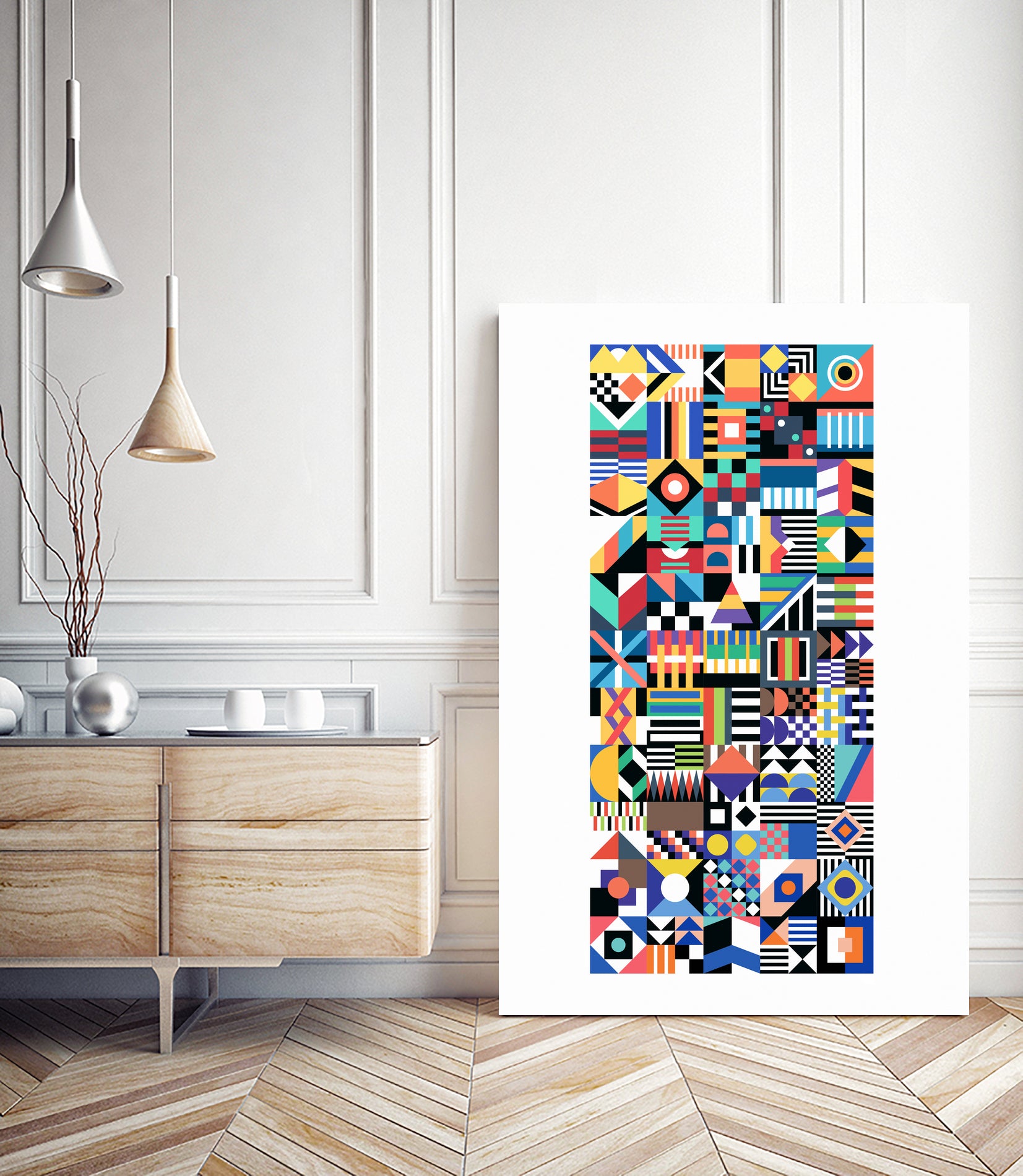 Invisible Cities v2 by Serafim Mendes on GIANT ART - white vector illustration