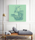 Ocean Breath by ChalermPhol Harnchakkham on GIANT ART - blue digital drawing