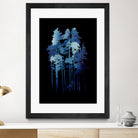 Winter wolf by Robert Farkas on GIANT ART - blue digital painting