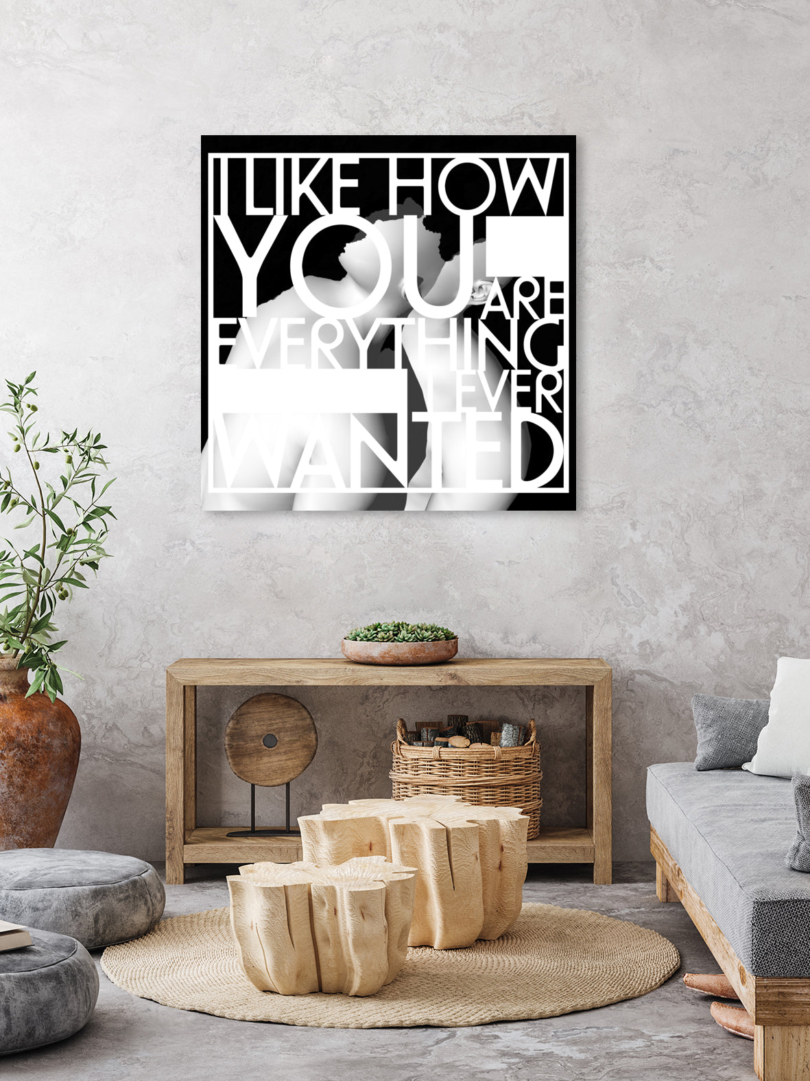 You Are Everything by Aimer Heinz on GIANT ART - black typography