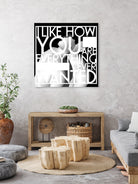 You Are Everything by Aimer Heinz on GIANT ART - black typography