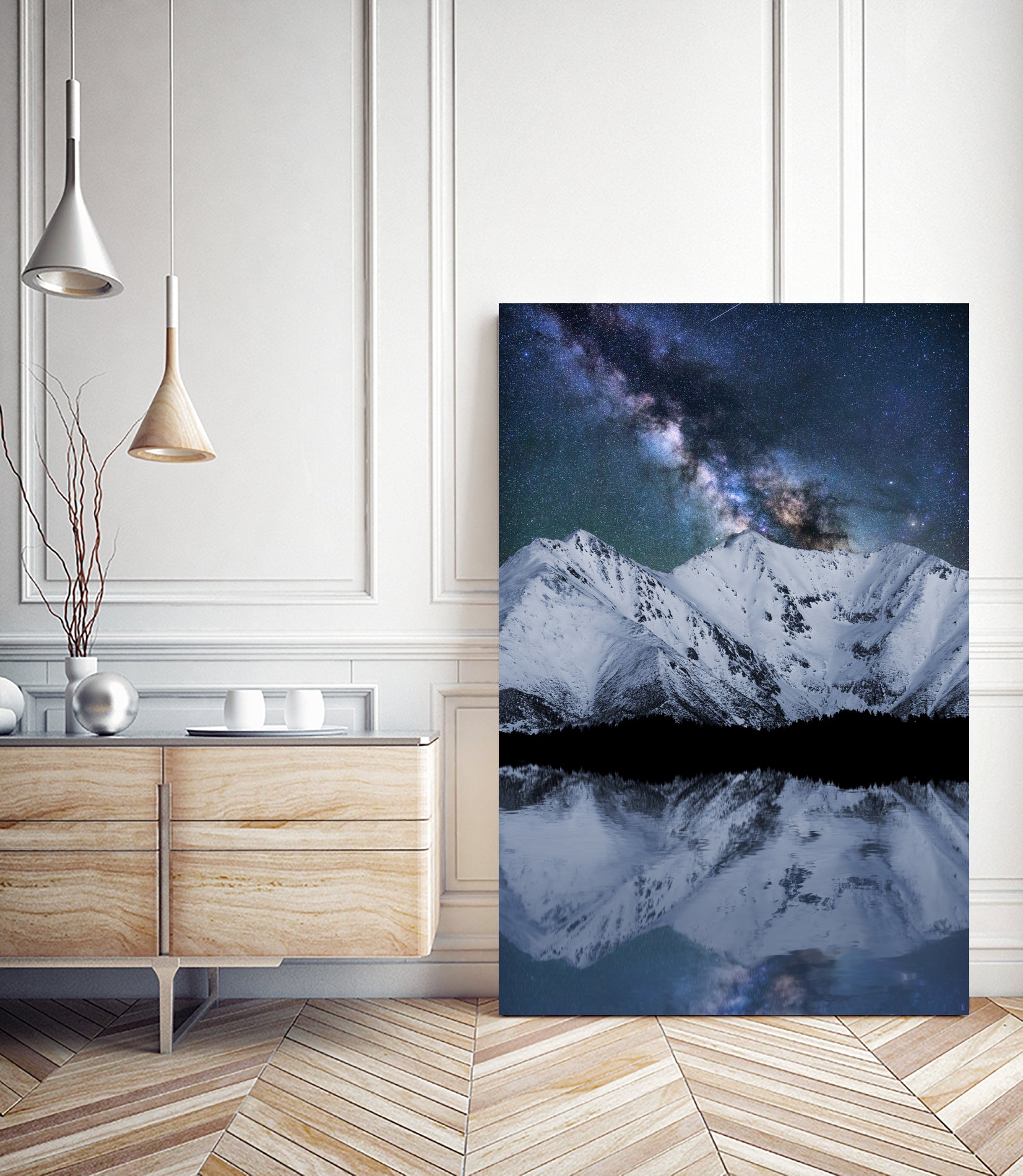 Milky Way by Juraj Chrastina on GIANT ART - blue digital painting
