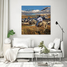 Dakota Access Pipeline Water Protector by Gregory Dampier on GIANT ART - brown digital painting