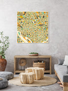 Washington DC by Jazzberry Blue on GIANT ART - orange vector illustration