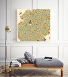 Brooklyn by Jazzberry Blue on GIANT ART - orange vector illustration