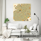 Brooklyn by Jazzberry Blue on GIANT ART - orange vector illustration